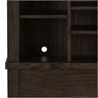 Thornwood Hills Dark Gray Twin Bookcase Bed
