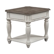 Magnolia Manor White 3 Piece Set (1-Cocktail 2-End Tables)