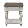 Magnolia Manor White 3 Piece Set (1-Cocktail 2-End Tables)