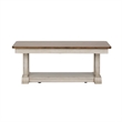 Farmhouse Reimagined White 3 Piece Set (1-Cocktail 2-End Tables)