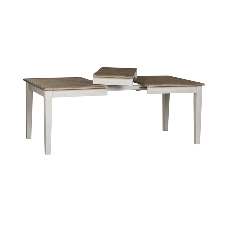 Summerville White 7 Piece Rectangular Table Set