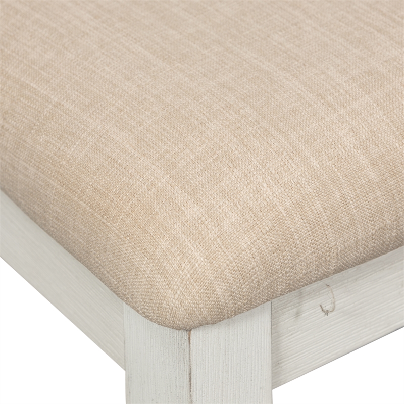 Summerville White 7 Piece Rectangular Table Set