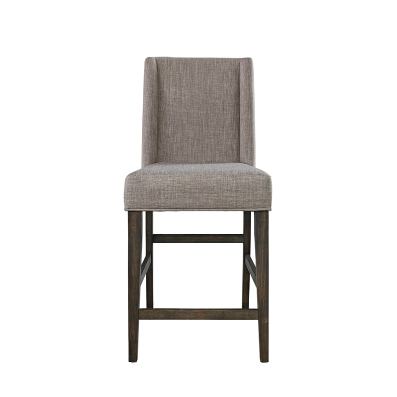 Liberty Furniture Double Bridge Dark Brown Upholstered Counter Chair (RTA)