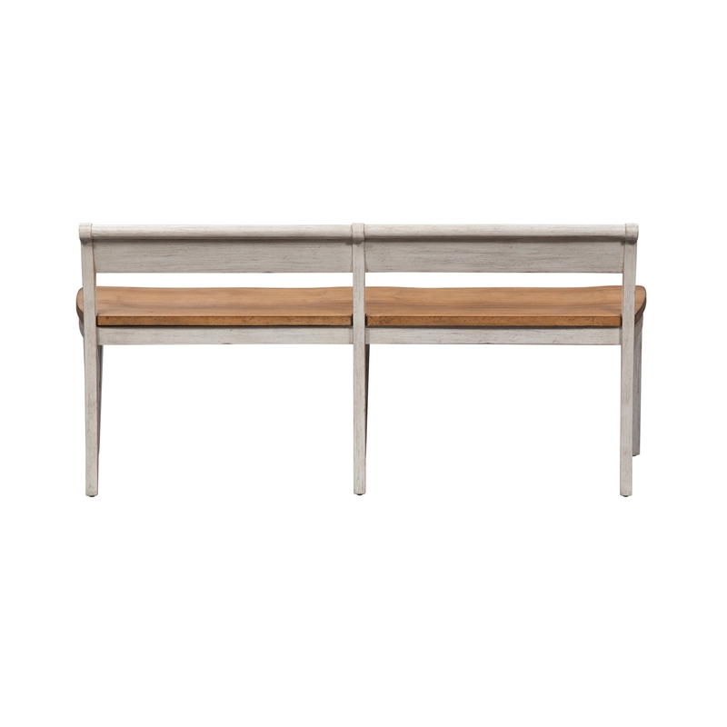 Farmhouse Reimagined White Bench (RTA)