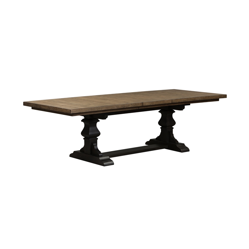 Liberty Furniture Harvest Home 6 Piece Trestle Table Set