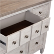 Heartland White Dresser & Mirror