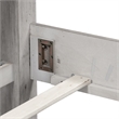 Heartland White King Opt Panel Bed