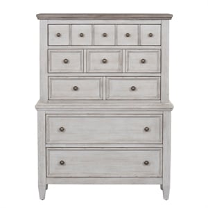 Heartland White 5 Drawer Chest