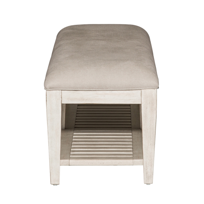 Heartland White Bed Bench