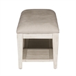 Heartland White Bed Bench
