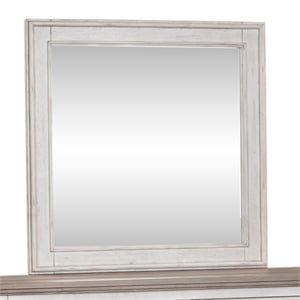 Heartland White Landscape Mirror