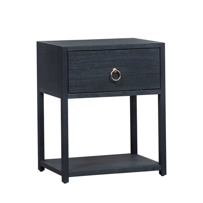 Liberty Furniture East End 1 Shelf Accent Table - Navy