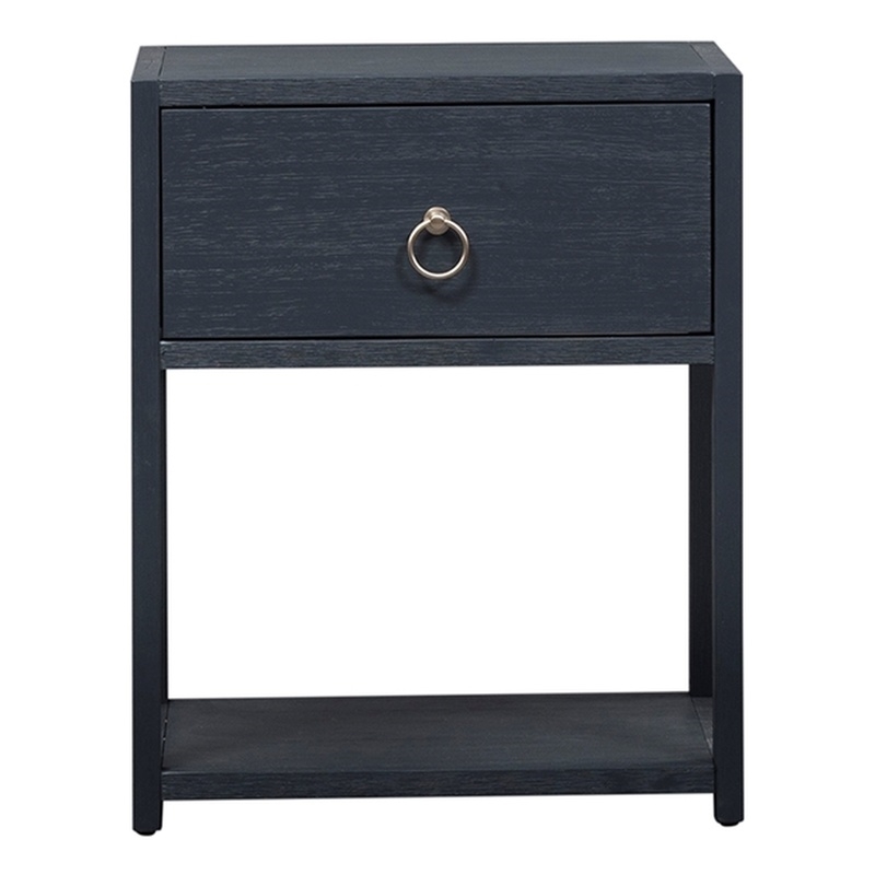 Liberty Furniture East End 1 Shelf Accent Table - Navy