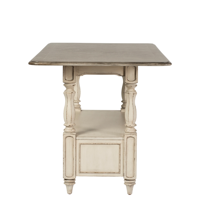 Liberty Furniture Magnolia Manor Antique White Gathering Table