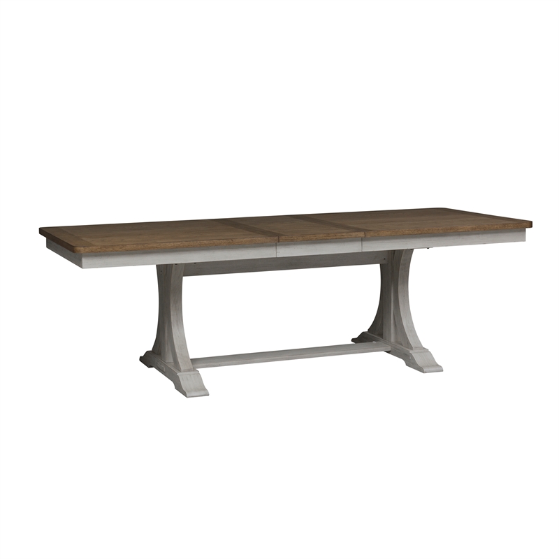 liberty furniture farmhouse reimagined trestle table