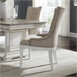 Liberty Furniture Abbey Park Beige Hostess Chair - Set of 2