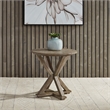 Parkland Falls Light Brown Round End Table