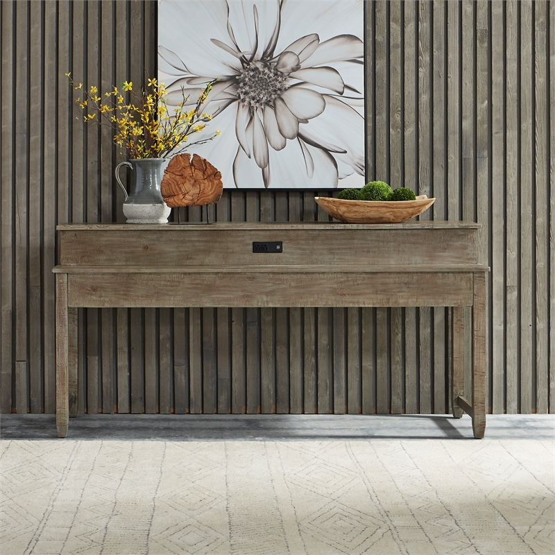 Parkland Falls Light Brown Console Bar Table