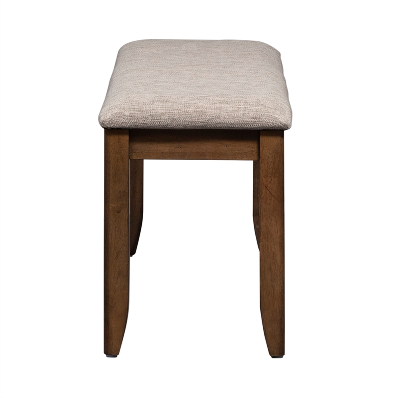 Santa Rosa Medium Brown Uph Dining Bench