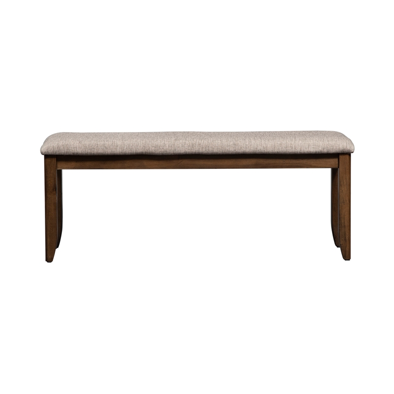 Santa Rosa Medium Brown Uph Dining Bench
