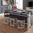 Allyson Park White Console Bar Table