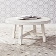 Liberty Furniture Modern Farmhouse Splay Leg Round Cocktail - White