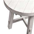 Modern Farmhouse White Splay Leg Round End Table