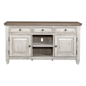 Heartland White 56 Inch Tile TV Console
