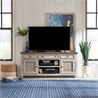 Liberty Furniture Heartland 66 Inch Tile TV Console - Antique White