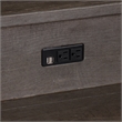 Modern Farmhouse Dark Gray Console Bar Table