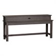 Modern Farmhouse Dark Gray Console Bar Table