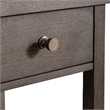 Modern Farmhouse Dark Gray Drawer Chair Side Table