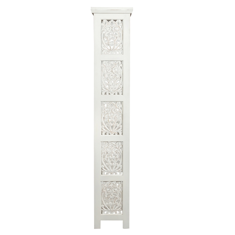 Liberty Furniture Trellis Lane Multi Accent Bookcase in Weathered White