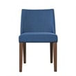 Space Savers Medium Brown Nido Chair - Blue  (RTA)-Set of 2