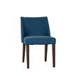 Space Savers Medium Brown Nido Chair - Blue  (RTA)-Set of 2