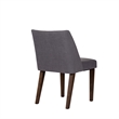 Space Savers Medium Brown Nido Chair - Grey  (RTA)-Set of 2