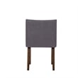 Space Savers Medium Brown Nido Chair - Grey  (RTA)-Set of 2