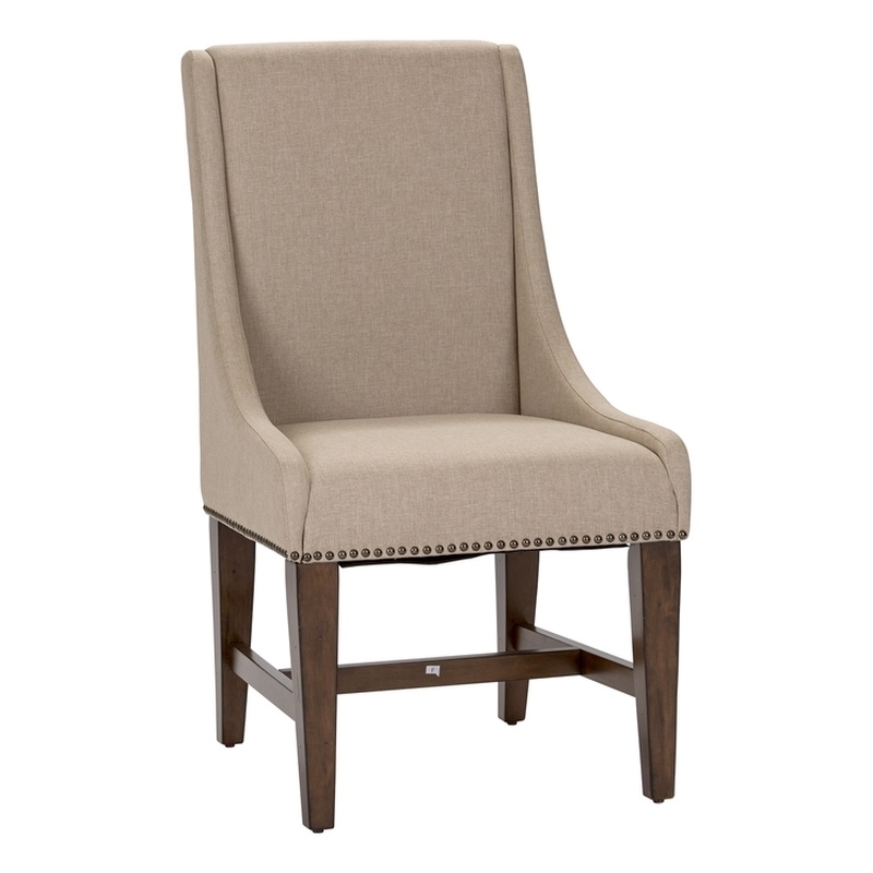 Armand Upholstered Side Chair (RTA) Antique Brownstone - Set of 2