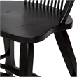 Treasures Sheaf Back Side Chair - Black-Set of 2