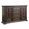 Big Valley Light Brown 2 Door 6 Drawer Dresser