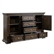 Big Valley Light Brown 2 Door 6 Drawer Dresser