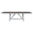 Farmhouse White Optional 7 Piece Trestle Table Set