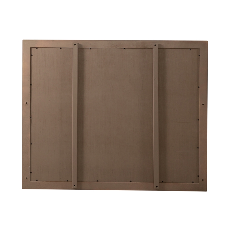 Americana Farmhouse Landscape Mirror - Dusty Taupe