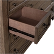 Americana Farmhouse 9 Drawer Dresser - Dusty Taupe