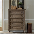 Americana Farmhouse 5 Drawer Chest - Dusty Taupe