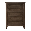 Americana Farmhouse 5 Drawer Chest - Dusty Taupe