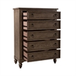 Americana Farmhouse 5 Drawer Chest - Dusty Taupe