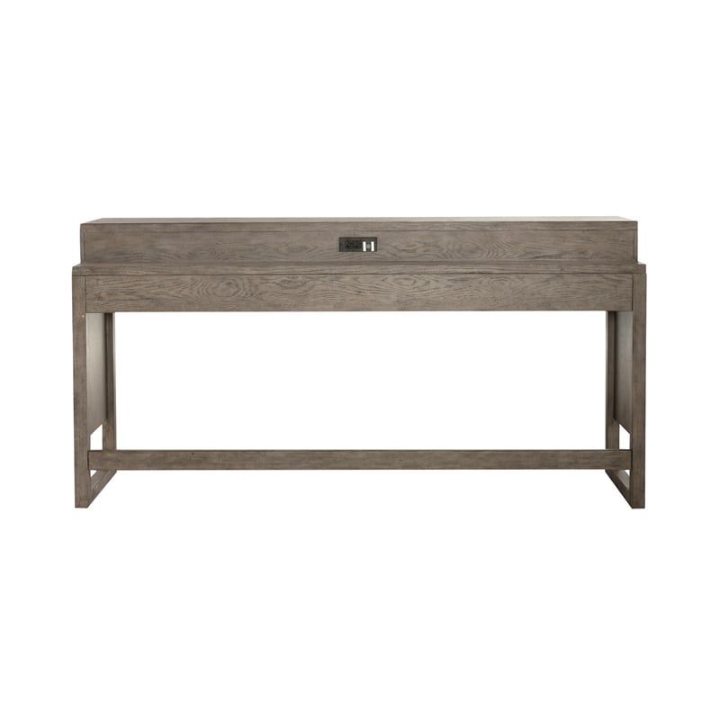Bartlett Field Console Bar Table in Driftwood