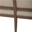 Americana Farmhouse Upholstered Shelter Dining Bench - Dusty Taupe