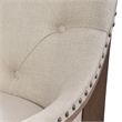 Americana Farmhouse Upholstered Shelter Dining Bench - Dusty Taupe